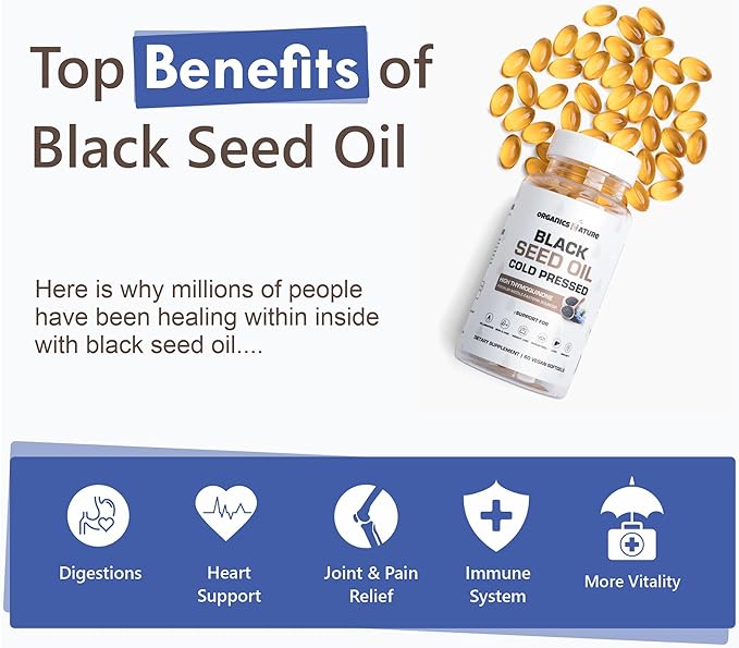 Black Seed Oil Capsules Cold Pressed (Subscription)