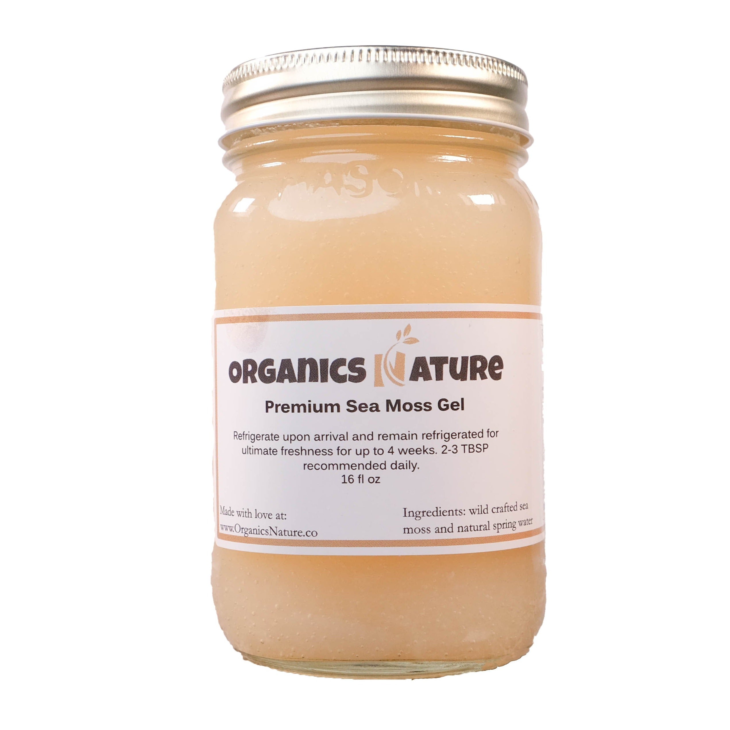Organics Nature Sea Moss Gel Jar