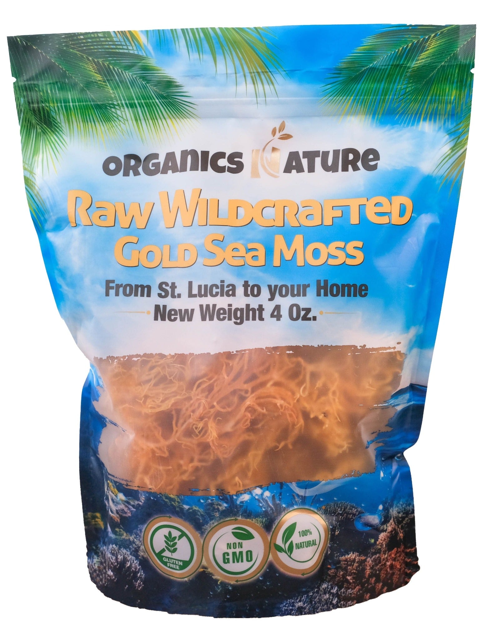 Raw Wildcrafted Dried Sea Moss 4oz